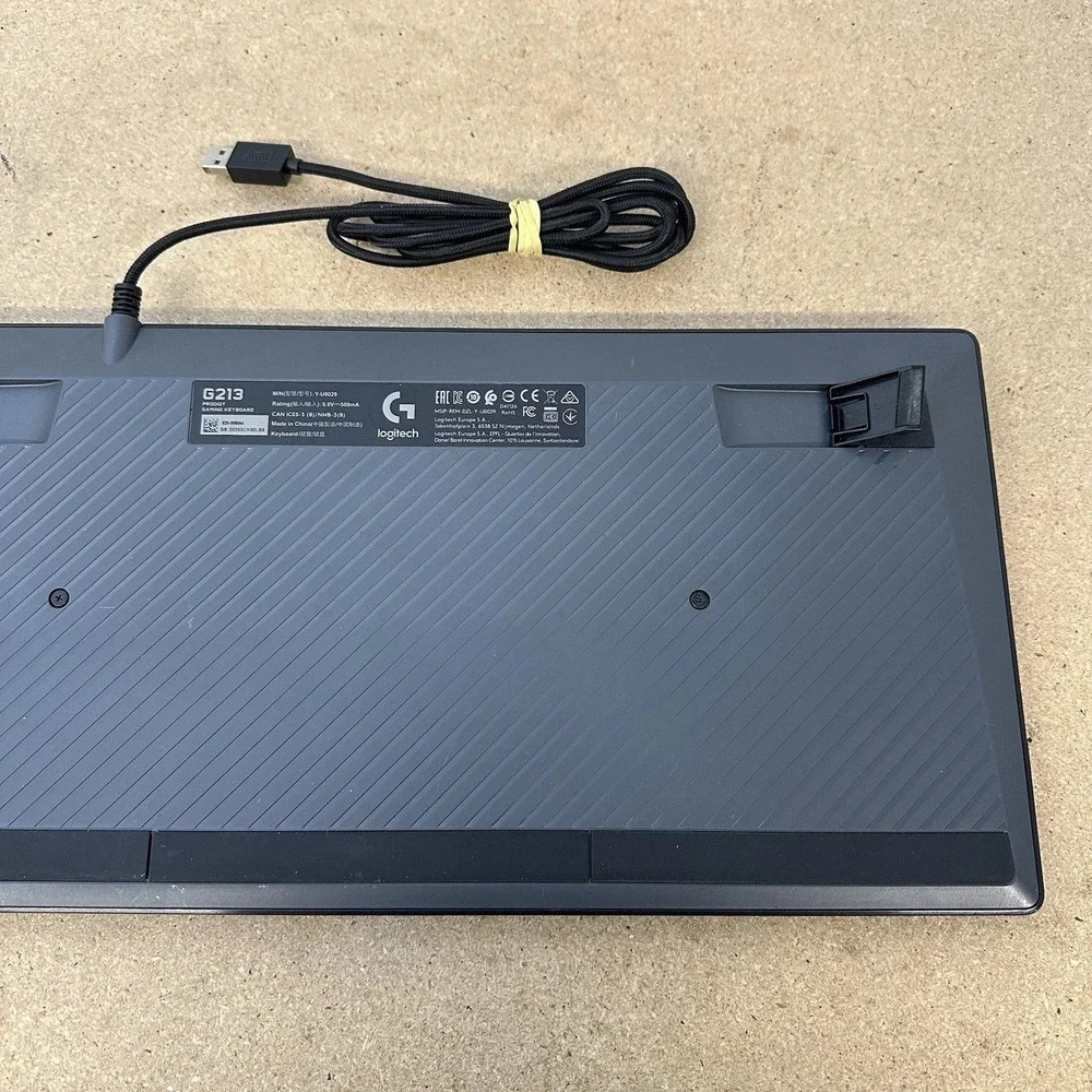 Logitech G213 Prodigy Gaming Keyboard Black Wired RGB Spill Resistant Y-U0029